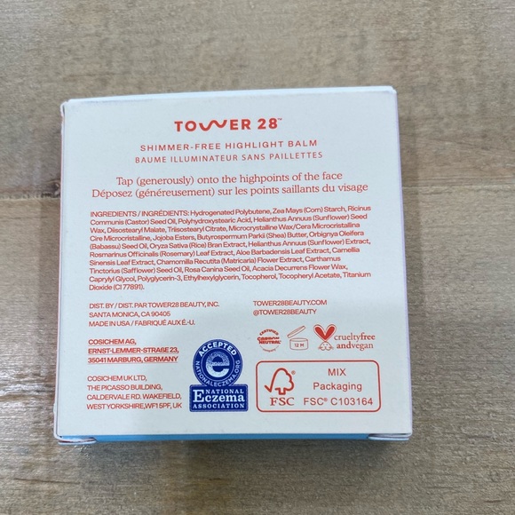 Tower 28 super dew highlighter balm complexion glassy luminous skin - Picture 4 of 5